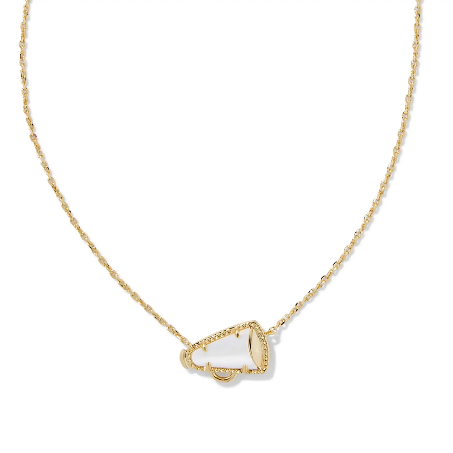 Cheer Short Pendant Necklace in White Mother-Of-Pearl for Women Girls Party, Fashion Jewelry,Unique Gifts